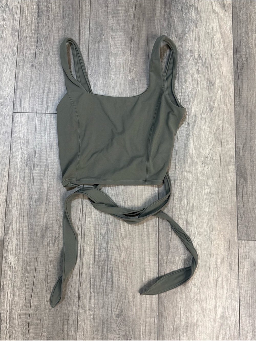 lululemon athletica Olive Wrap Crop Tank